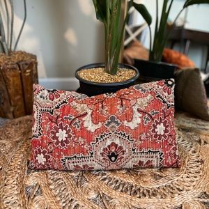 Boho Patterned Accent Throw Pillow